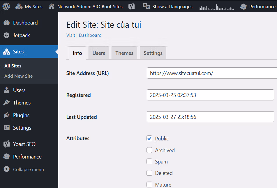 WordPress Multisite - Tạo nhiều phiên bản trong một lần cài đặt