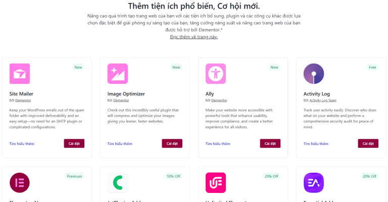 Elementor Pro - Website Builder plugin cho WordPress