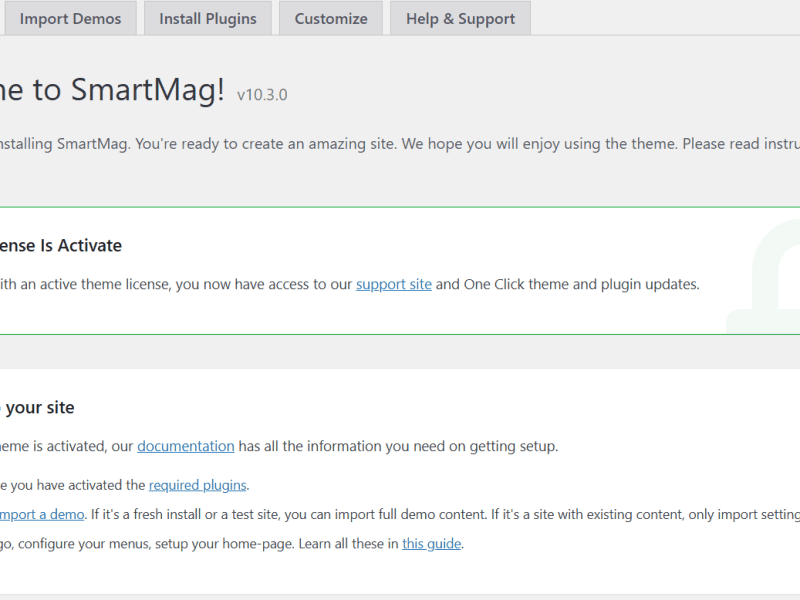 SmartMag là theme WordPress cực kỳ linh hoạt và mạnh mẽ hỗ trợ xây dựng các trang web về tạp chí, báo và blog hiện đại.