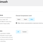 WP Smush Pro hỗ trợ chế độ Ultra, cung cấp mức độ nén cao gấp 5 lần chế độ Super giúp tối ưu hóa hình ảnh cho trang web WordPress ở mức tối đa.