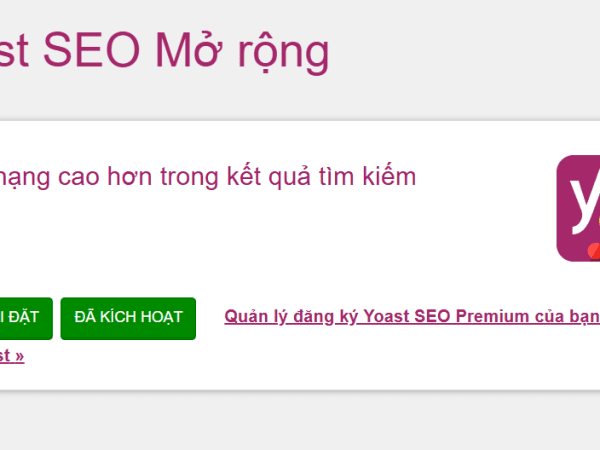 Yoast SEO Premium – Giải pháp SEO trọn gói dành cho WordPress